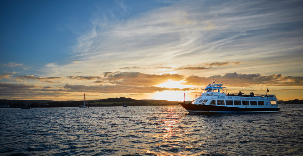 Plymouth Boat Trips at sunset